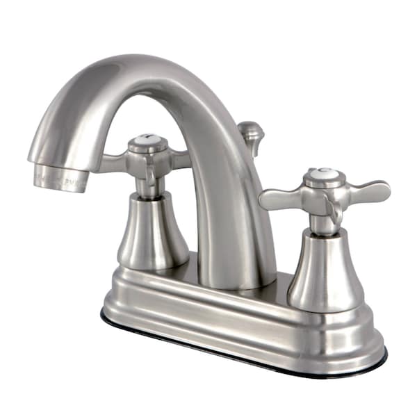 KS7618BEX 4" Centerset Bathroom Faucet, Brushed Nickel